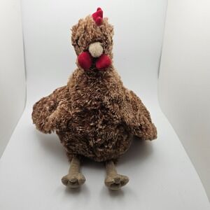 Manhattan Toy Company Plush Chicken Hen Stuffed Animal Farm Decor